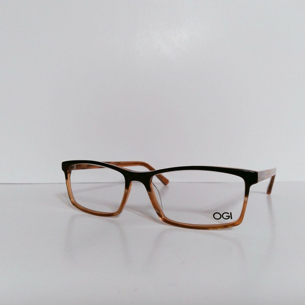 Ogi Rectangle Designer Eyeglasses Frames 56-17-15… - image 2